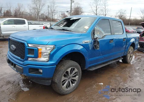 2019 Ford F-150 Xl from USA, damaged, VIN 1FTEW1EP9KFA76901